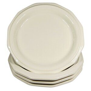 Pfaltzgraff Heritage White Dessert Plates, Set of 4, 6.75", Vintage 1980s